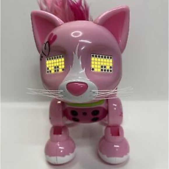 Spin Masters Zoomer Meowzies Pink Electronic Kitty Cat Interactive Robot 2016 - Picture 4 of 4